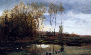 R. Barbizon Charles Francois Daubigny Pinturas al óleo
